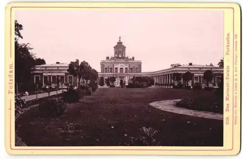 Fotografie Römmler & Jonas, Dresden, Ansicht Potsdam, Marmor-Palais