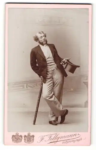 Fotografie F. Tellgmann, Hersfeld, Portrait Clown, Humorist, Komiker, Schauspieler in Kostüm