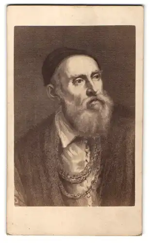 Fotografie Gustav Schauer, Berlin, Portrait Tizian, Maler