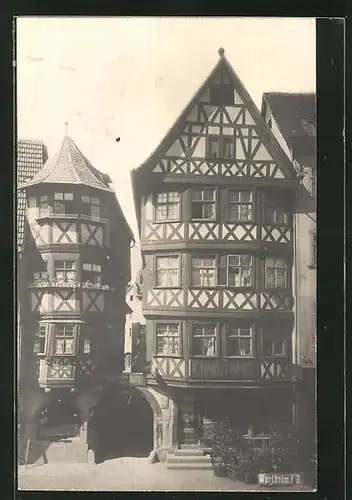 Foto-AK Wertheim / Main, Conditorei am Marktplatz