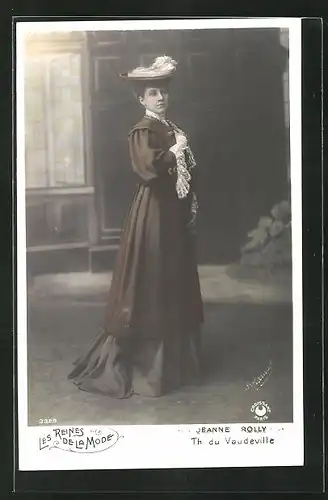 AK Les Reines de la Mode, Jeanne Rolly, Th. du Vaudeville