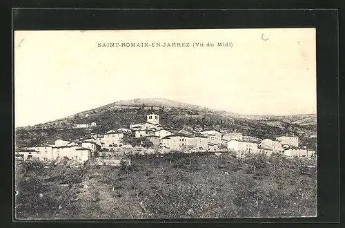 AK Saint-Romain-en-Jarrez, Vu du Midi, Ortsansicht