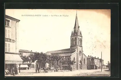 AK St-Pierre-de-Boef, La Place de l`Eglise