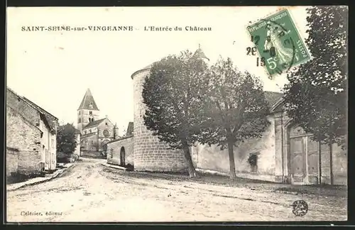 AK Saint-Seine-sur-Vingeanne, L`Entree du Chateau