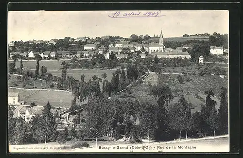 AK Bussy-le-Grand, Rue de la Montagne