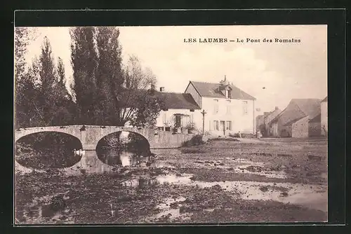 AK Les Laumes, Le Pont des Romains