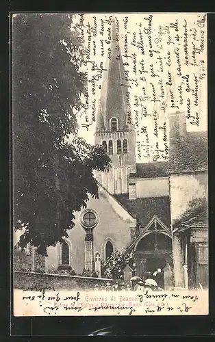 AK Bligny-sur-Ouche, Entree de l`Eglise