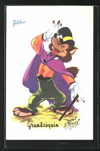 Künstler-AK Walt Disney: Tobler, Grandcoquin, Pinocchio