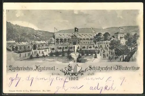 AK Winterthur, Kantonal-Schützenfest 1902, Festgelände
