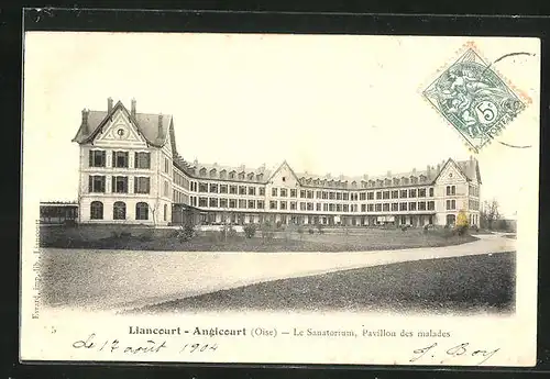 AK Liancourt-Angicourt, Le Sanatorium, Pavillon des malades