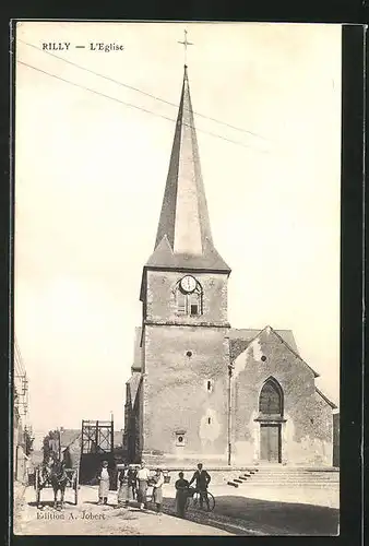 AK Rilly, L`Eglise, Ansicht der Kirche