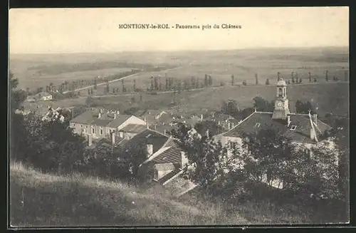 AK Montigny-le-Roi, Panorama pris du Chateau