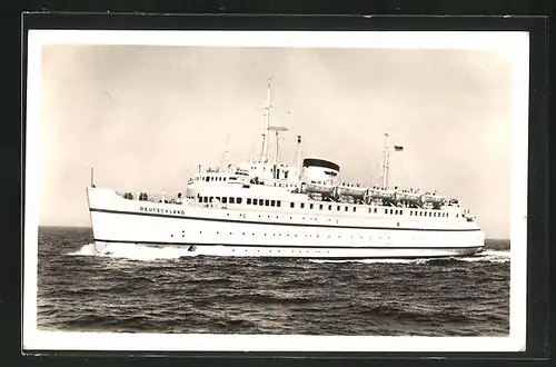 AK Bundesbahn-Hochsee-Fährschiff Deutschland