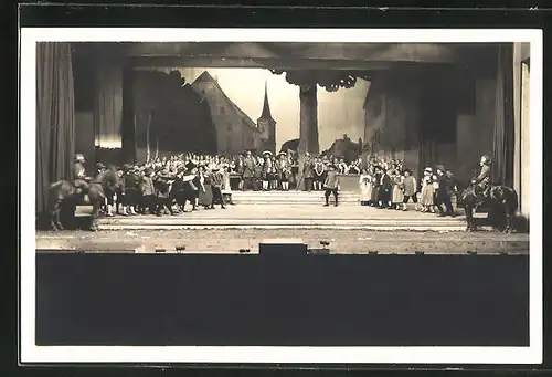 AK Reinach, Aarg. Kant. Gesangfest 1927, Festspiel: 2. Akt. Gerichtsszene