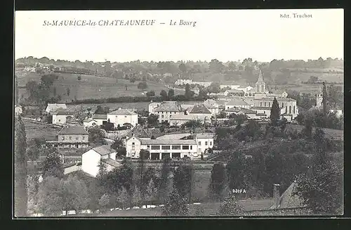 AK St-Maurice-les-Chateauneuf, Le Bourg, Panorama