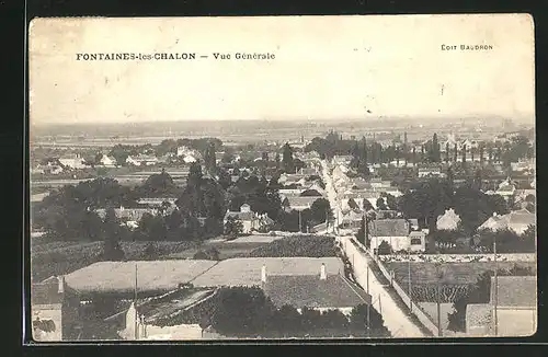 AK Fontaines-des-Chalon, Vue Générale, Panorama