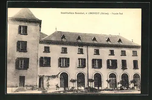 AK Limonest, Institution Sandar, Facade Sud