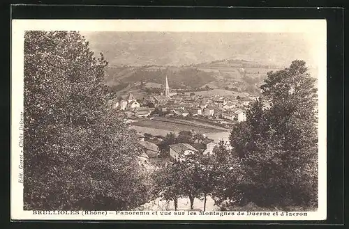 AK Brullioles, Panorama et vue sur les Montagnes de Duerne et d`Izeron