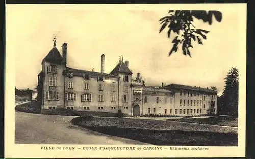 AK Cibeins, Ecole d`Agriculture de Cibeins, Batiments scolaires