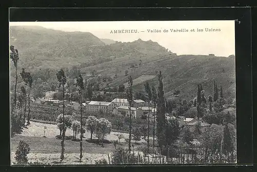 AK Amberieu, Vallee de Vareille et les Usines