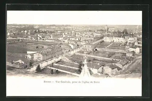 AK Bourg, Vue generale, prise de l`eglise de Brou