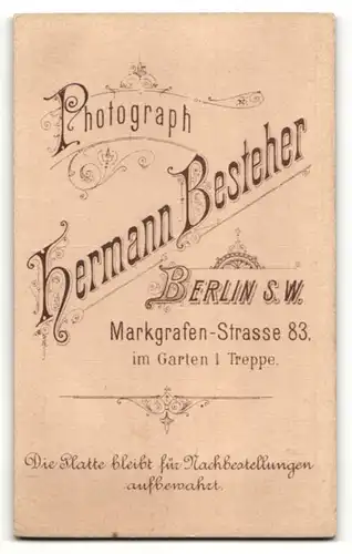 Fotografie Hermann Besteher, Berlin, Herr mit Krawatte