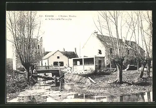 AK Crain, L`Ancien Moulin et la Nouvelle Passerelle