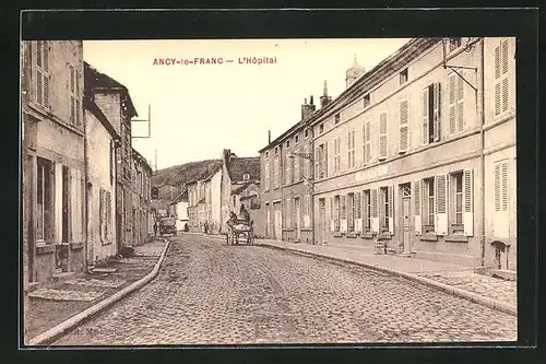 AK Ancy-le-Franc, L`Hopital, Strassenpartie