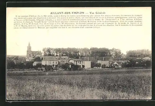 AK Aillant-sur-Tholon, Vue Generale