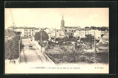 AK Garches, Le Haut de la Rue de la Station