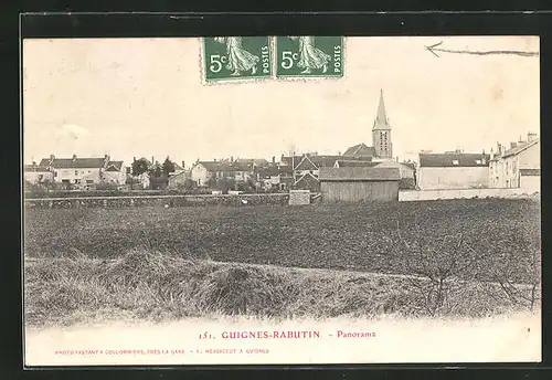 AK Guignes-Rabutin, Panorama des Ortes