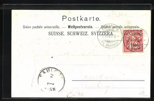 AK Uster, Zürcher Kantonal-Schützenfest 1900, Festhalle