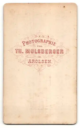 Fotografie Th. Molsberger, Arolsen, Portrait Frau mit traditioneller Frisur