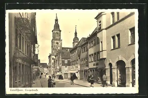 AK Crailsheim, Blick in die Langestrasse