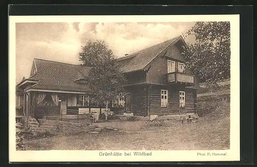 AK Bad Wildbad, Gasthaus Grünhütte