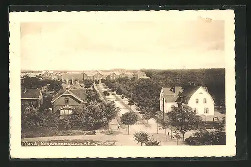 AK Ystad, Regementsgaten o. Dragonkasernen