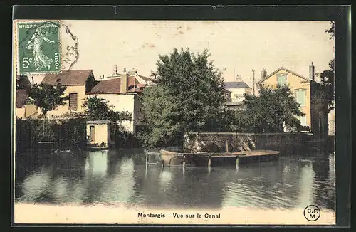 AK Montargis, Vue sur le Canal