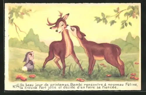 AK Bambi rencontre Féline, Comic, Walt Disney