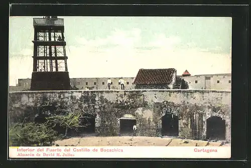 AK Cartagena, Interior del Fuerte del Castillo de Bocachica