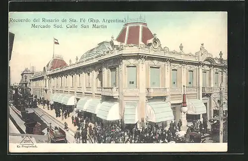 AK Rosario de Santa-Fè, Mercado Sud Celle San Martin