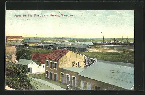 AK Tampico, Vista del Rio Panuco y Muelle