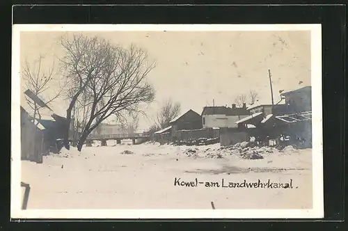 AK Kowel, Partie im Winter am Landwehrkanal