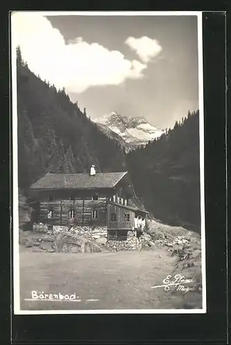 AK Zillergrund, Bärenbad mit Bergen