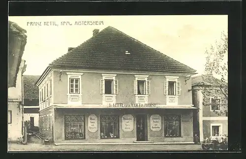 AK Aistersheim, Kaufladen Franz Kettl