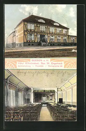 AK Seesen a. H., Hotel Wilhelmsbad von W. Engelhardt