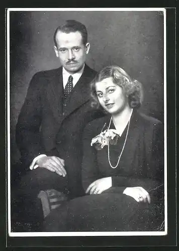 AK Fürst Franz Josef von Liechtenstein mit Gattin