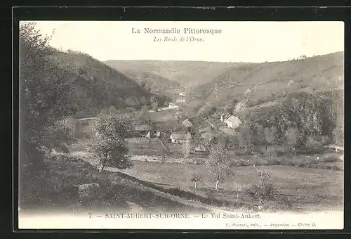 AK Saint-Aubert-sur-Orne / Le Val Saint-Aubert, Ortsansicht