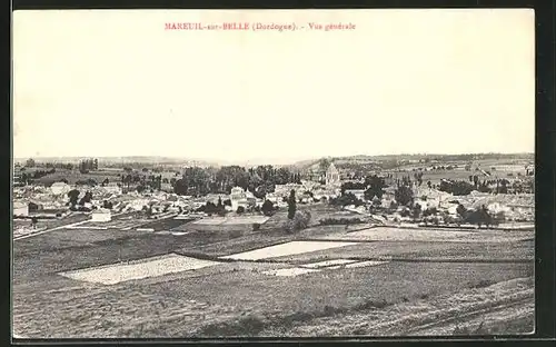 AK Mareuil-sur-Belle, Vue générale