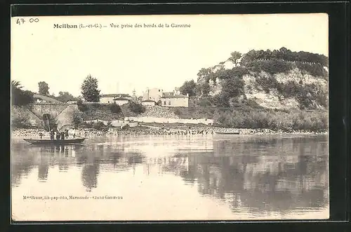 AK Meilhan, Vue prise des bords de la Garonne