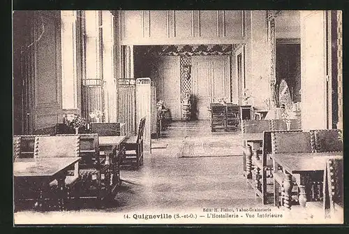 AK Quigneville, L`Hostellerie - Vue Intérieure